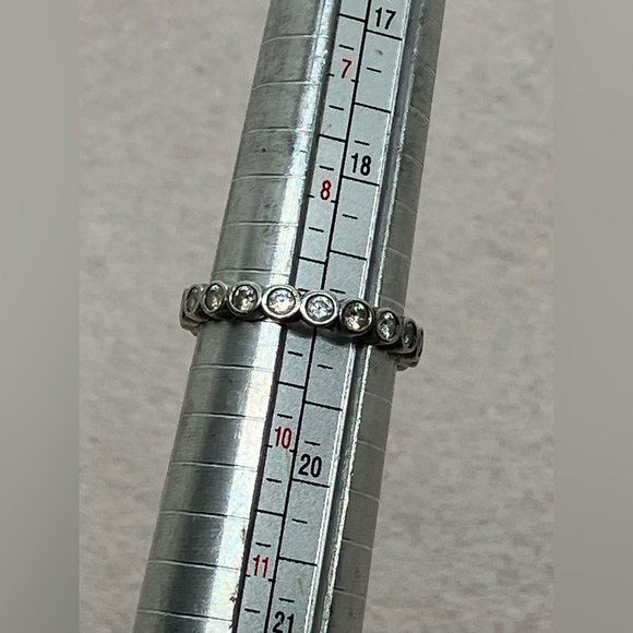 Pandora 925 Sterling Silver Alluring Brilliant Clear Cz Eternity Ring 190942CZ - Picture 7 of 7